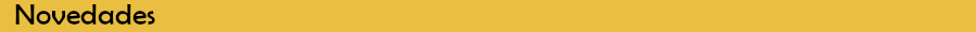 Novedades